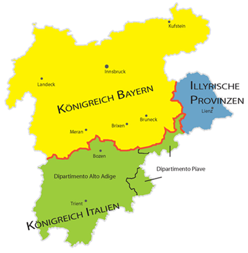 Teilung Tirols 1810-1813